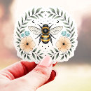 Search for whimsical bee stickers Floral