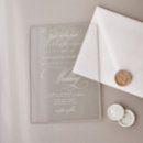 Search for black acrylic wedding invitations Black and white