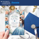 Search for sky blue quinceanera invitations Mis quince