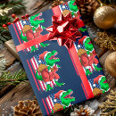 Search for t rex christmas wrapping paper Tyrannosaurus