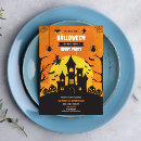 Search for castle at night invitations Spooky