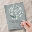 Search for square first communion invitations Watercolor