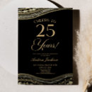 Search for twenty five birthday invitations Cheers to 25 years
