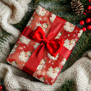 Search for retro santa wrapping paper Watercolor