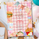 Search for fast food birthday invitations Burger