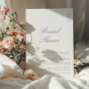 Search for lavender bridal shower invitations Calligraphy