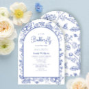 Search for blue white baby baby shower invitations French
