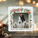 Search for red rose christmas tree decorations Mr and mrs