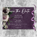 Search for black white and purple invitations Classy