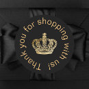 Search for royal thank you stickers Small business