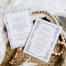 Search for blue wedding invitations Spring summer fall