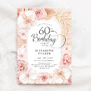 Search for orchids birthday invitations Gold
