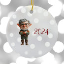 Search for grumpy christmas tree decorations Santa