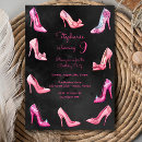 Search for high heel shoes party invitations Pink