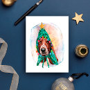 Search for bassets postcards Xmas