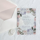 Search for purple hydrangea wedding invitations Vintage