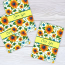 Search for yellow sunflowers playing cards Green