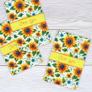 Search for yellow sunflowers playing cards Green