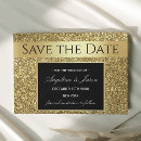Search for luxury wedding save the dates Black