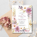 Search for mauve birthday invitations Feminine