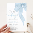 Search for classic baby boy shower invitations Bow