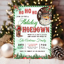 Search for hoedown seasonal invitations Santa
