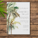 Search for modern tropical wedding invitations Ocean