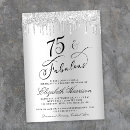 Search for 75 birthday invitations 75th birthday party