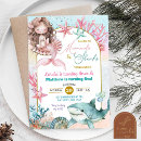 Search for shark or mermaid invitations For kids