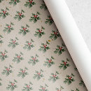 Search for holly wrapping paper Vintage