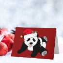 Search for adorable panda cards Red