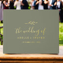Search for monogrammed wedding guest books Bride