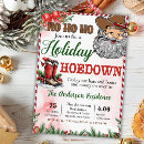Search for hoedown seasonal invitations Santa