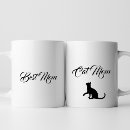 Search for best cat mom mugs Black and white