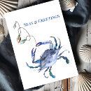 Search for crab christmas cards Beach