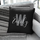 Search for black and white cushions Initial