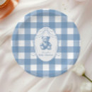 Search for teddy bear baby shower plates Gingham