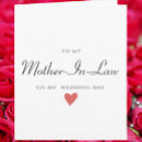 Search for mother of the groom cards Minimalist