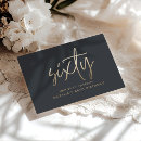 Search for stylish 60th birthday invitations Modern