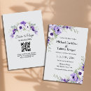 Search for purple grey invitations Qr code