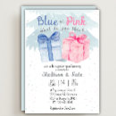 Search for think pink invitations Blue or pink