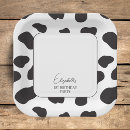 Search for cow plates Black and white