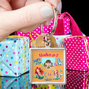 Search for ocean party square key rings Birthday