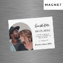 Search for 5x7 magnets wedding save the dates Black and white