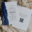 Search for navy blue silver birthday invitations Chic