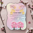 Search for tree blossoms invitations Watercolor