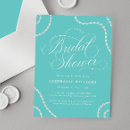 Search for turquoise bridal shower invitations Simple