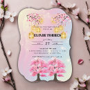 Search for tree blossoms invitations Watercolor