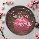 Search for cherry blossom paper plates Baby in bloom
