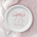 Search for girl first birthday paper plates For kids